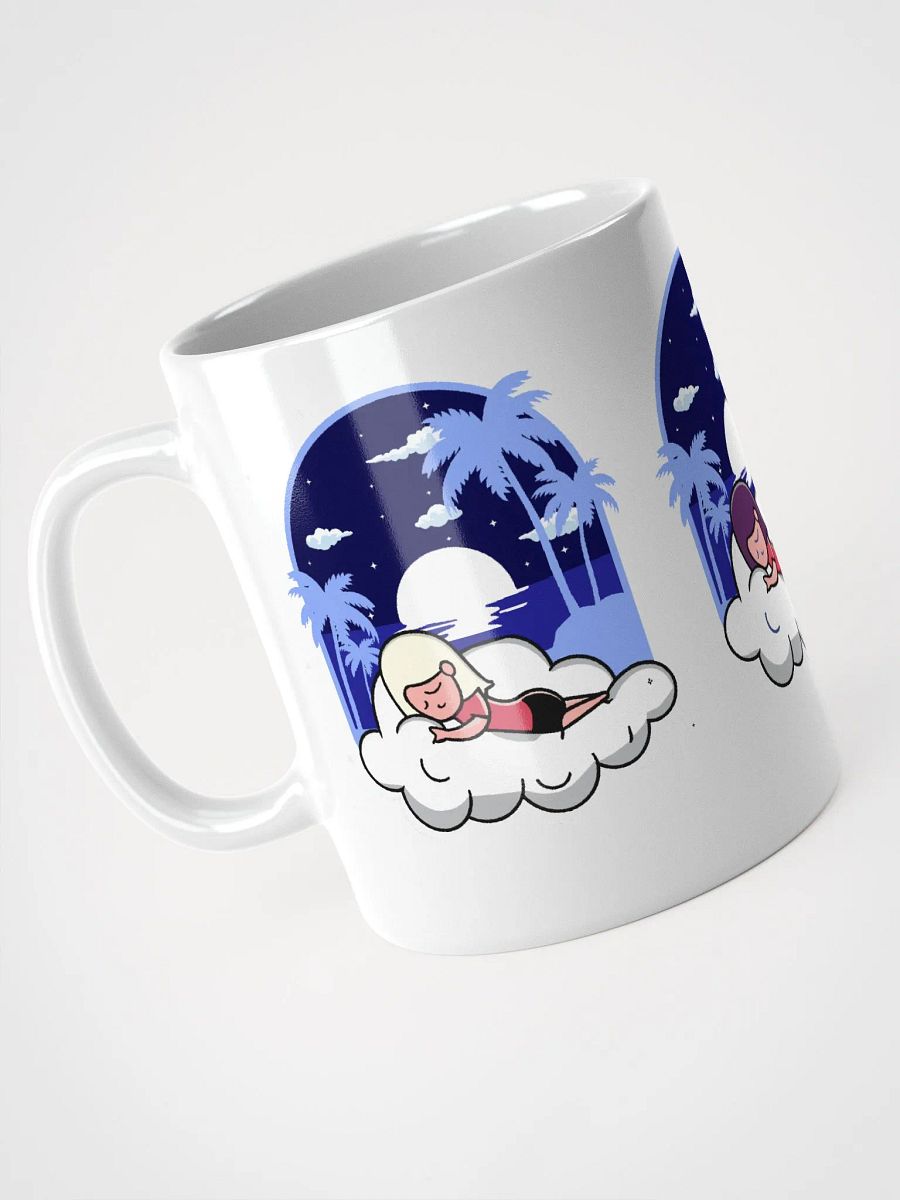 Tripple Cloudy Night White Mug product image (3)