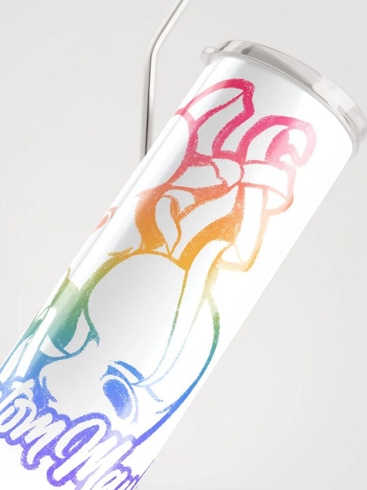 'PhantomMaul' Rainbow Outline Logo Stainless Steel Tumbler product image (6)
