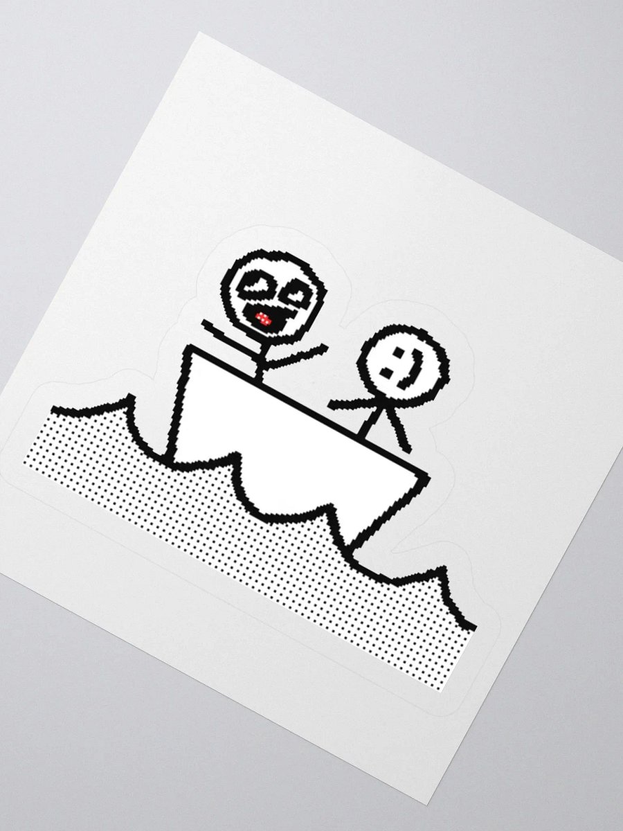 Nom Nom and Derp ON A BOAT! (STICKER) product image (7)