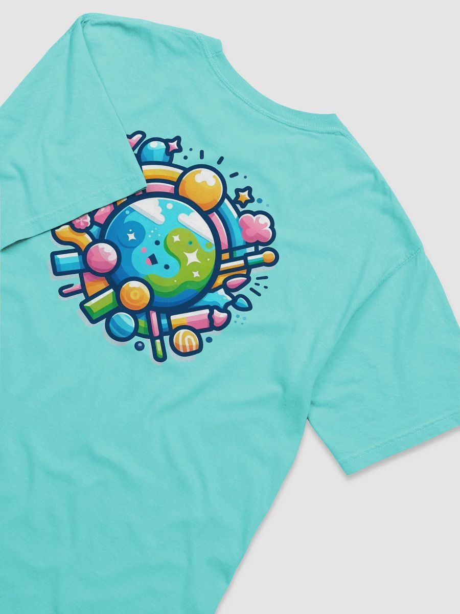Smiling Planet Cartoon T-Shirt product image (44)
