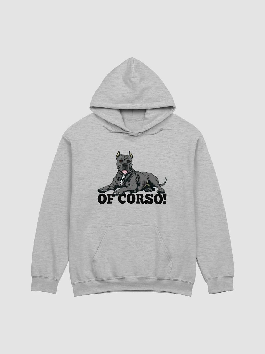 Of Corso! Hooded Sweatshirt of a Cane Corso (Gray) | Funny Hoodie for Cane Corso Paw-rents product image (26)