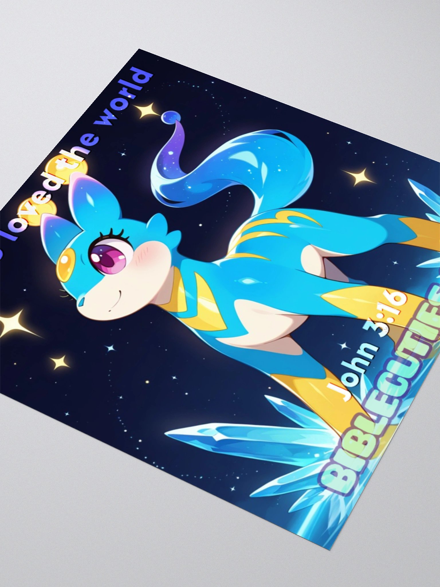 Bible Cuties Elizabeth - God so loved the world Sticker product image (5)