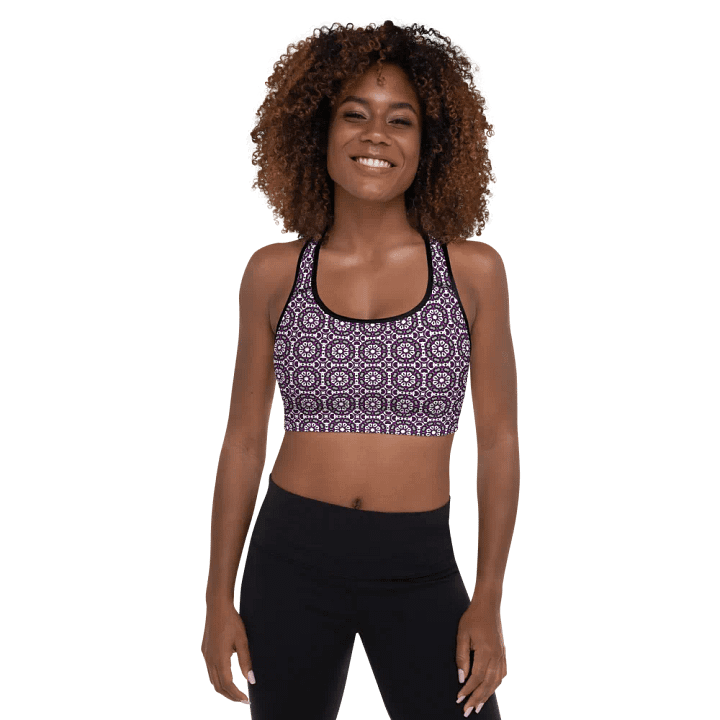 Asexual Abstract (1) - Padded Sports Bra product image (1)