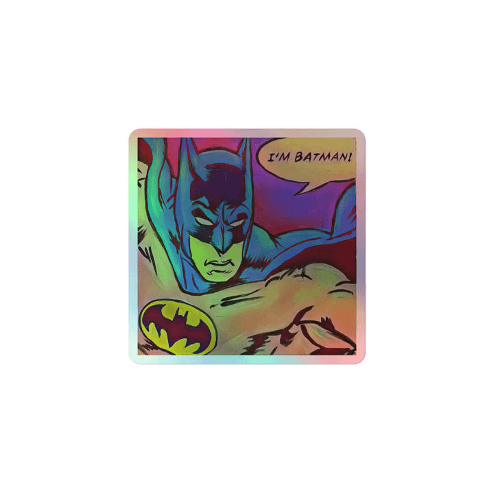 I'm Bat Guy! Holographic Sticker Sheet product image (1)