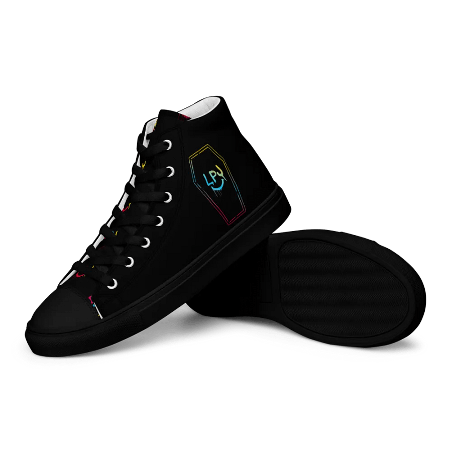 LPJ Black Canvas Hi-Top Shoes product image (1)