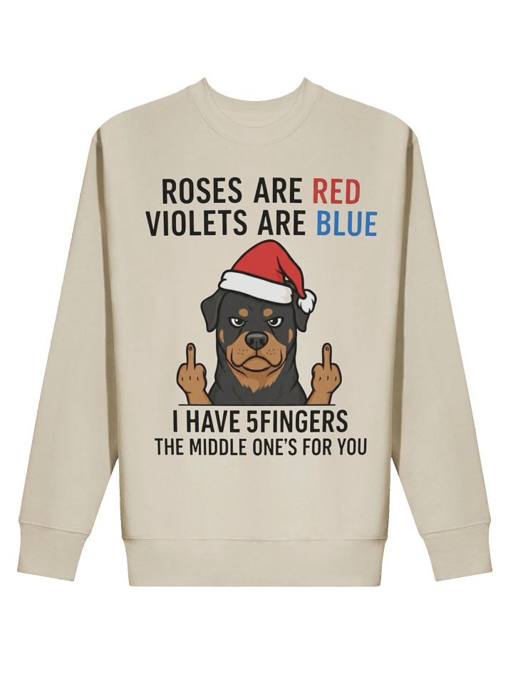 Rottweiler Middle Finger Premium Sweatshirt product image (6)