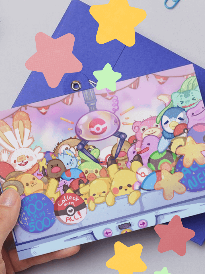 Poke Claw Game (Postcard Print) 🎇 product image (1)