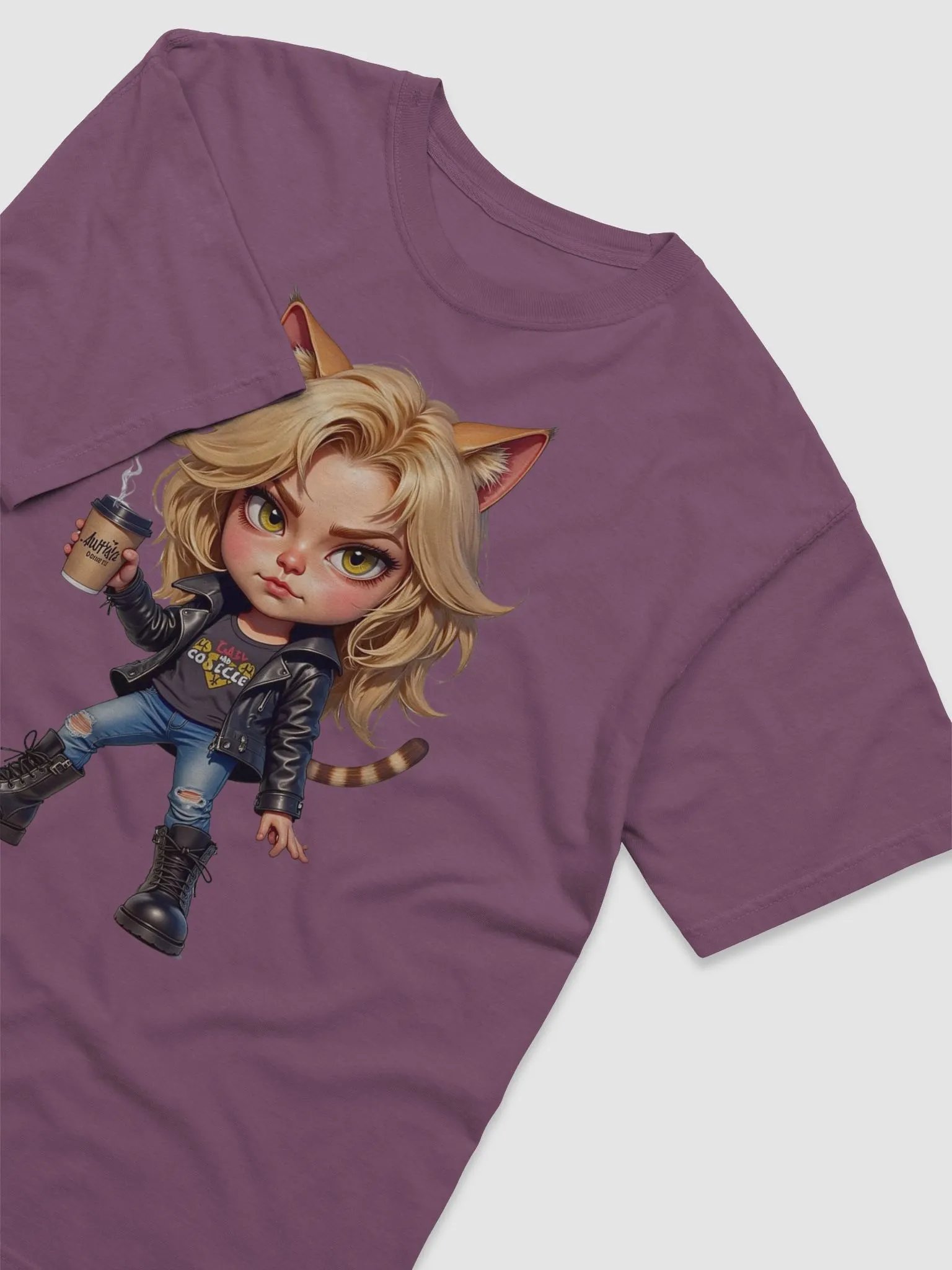 Roaring Rebel Cat Graphic Tee product image (34)