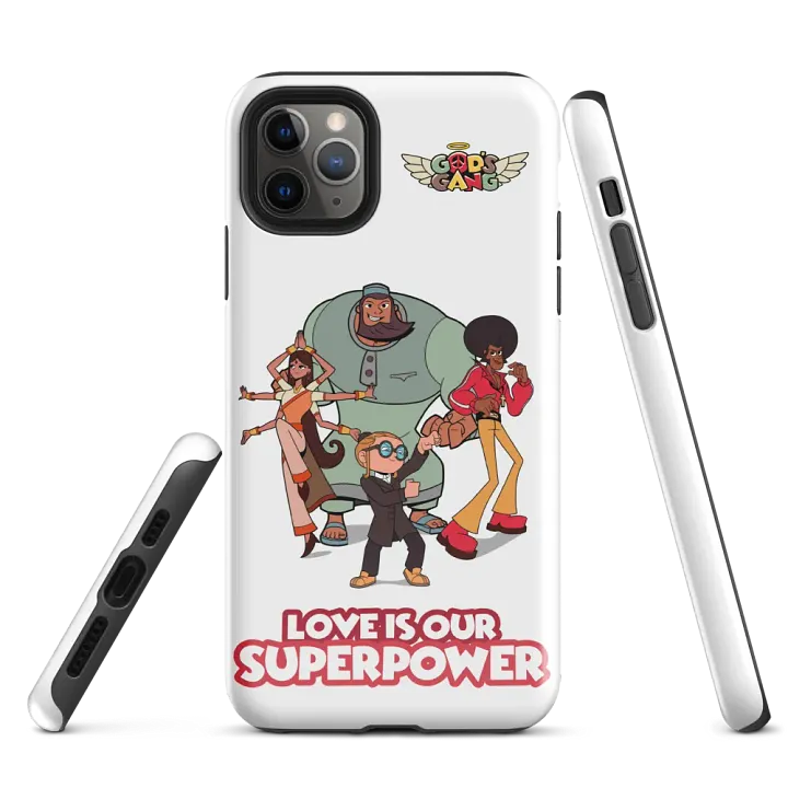 Love is Our Superpower | God’s Gang iPhone Case product image (5)