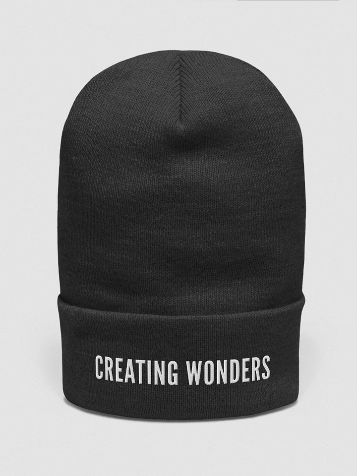 Creating Wonders - Black Beanie product image (1)
