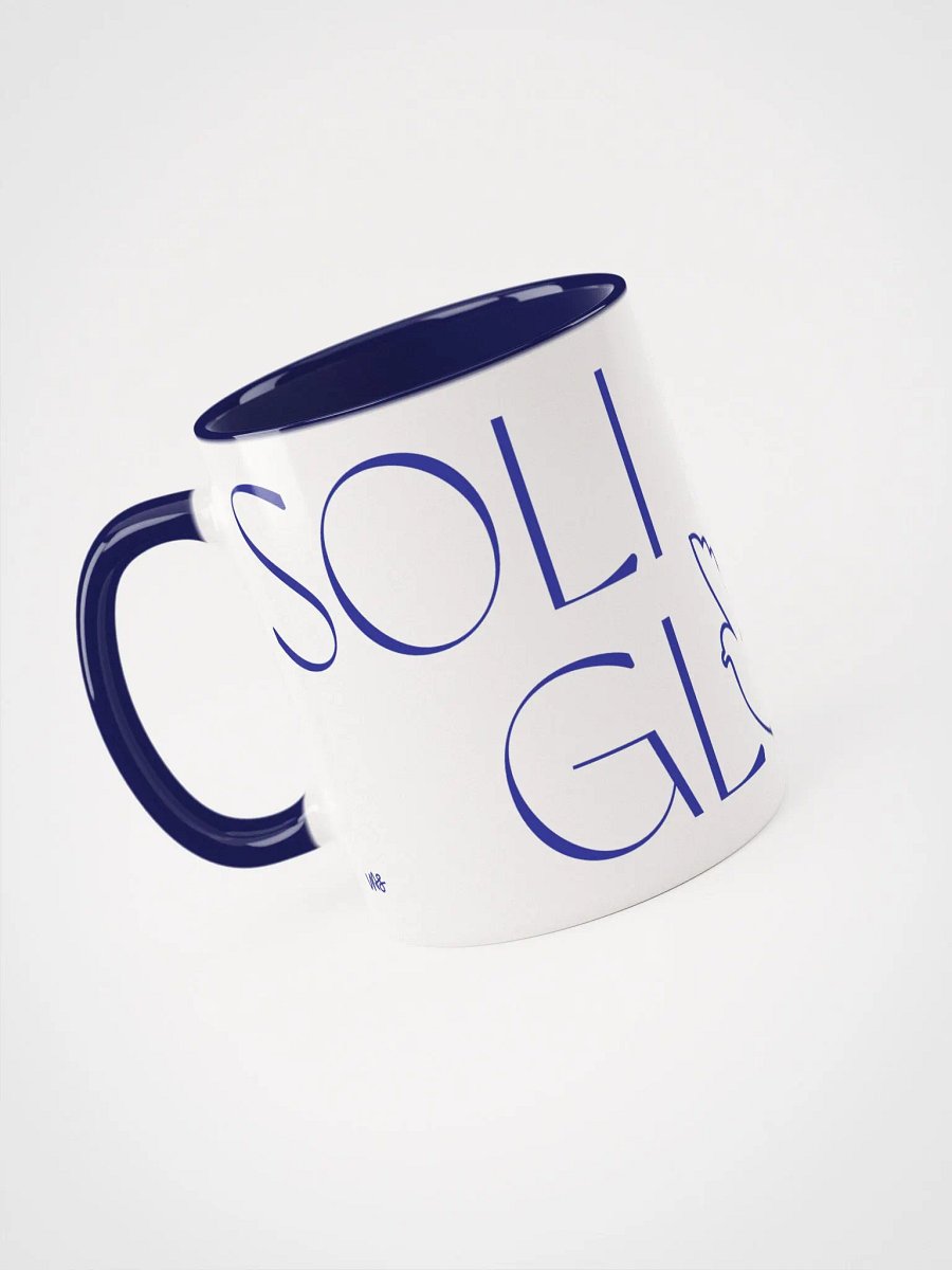 Soli Deo Gloria [Indigo] (Ceramic Mug with Color Inside) product image (3)