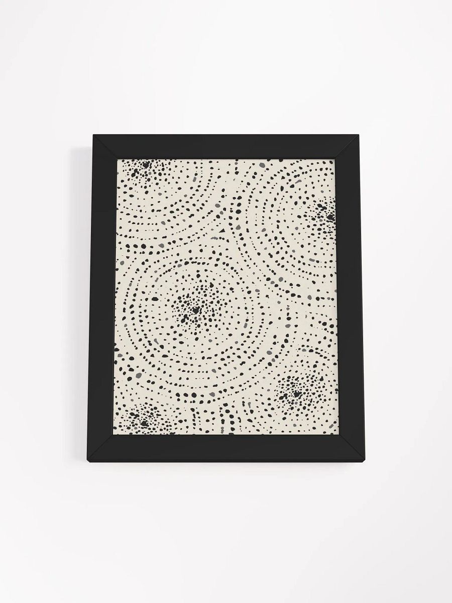 Swirling Motion Framed Matte Poster | Dynamic Abstract Art for a Modern Touch product image (4)
