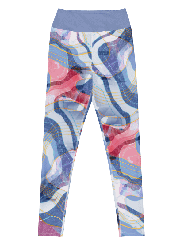 Tectonic map-Yoga Leggings product image (2)