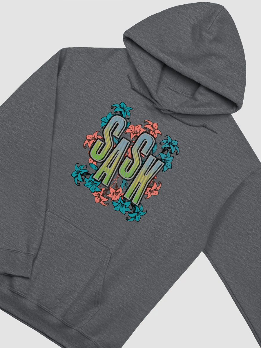 Sask Saskatoon Saskatchewan Gradient Floral Hoodie product image (4)