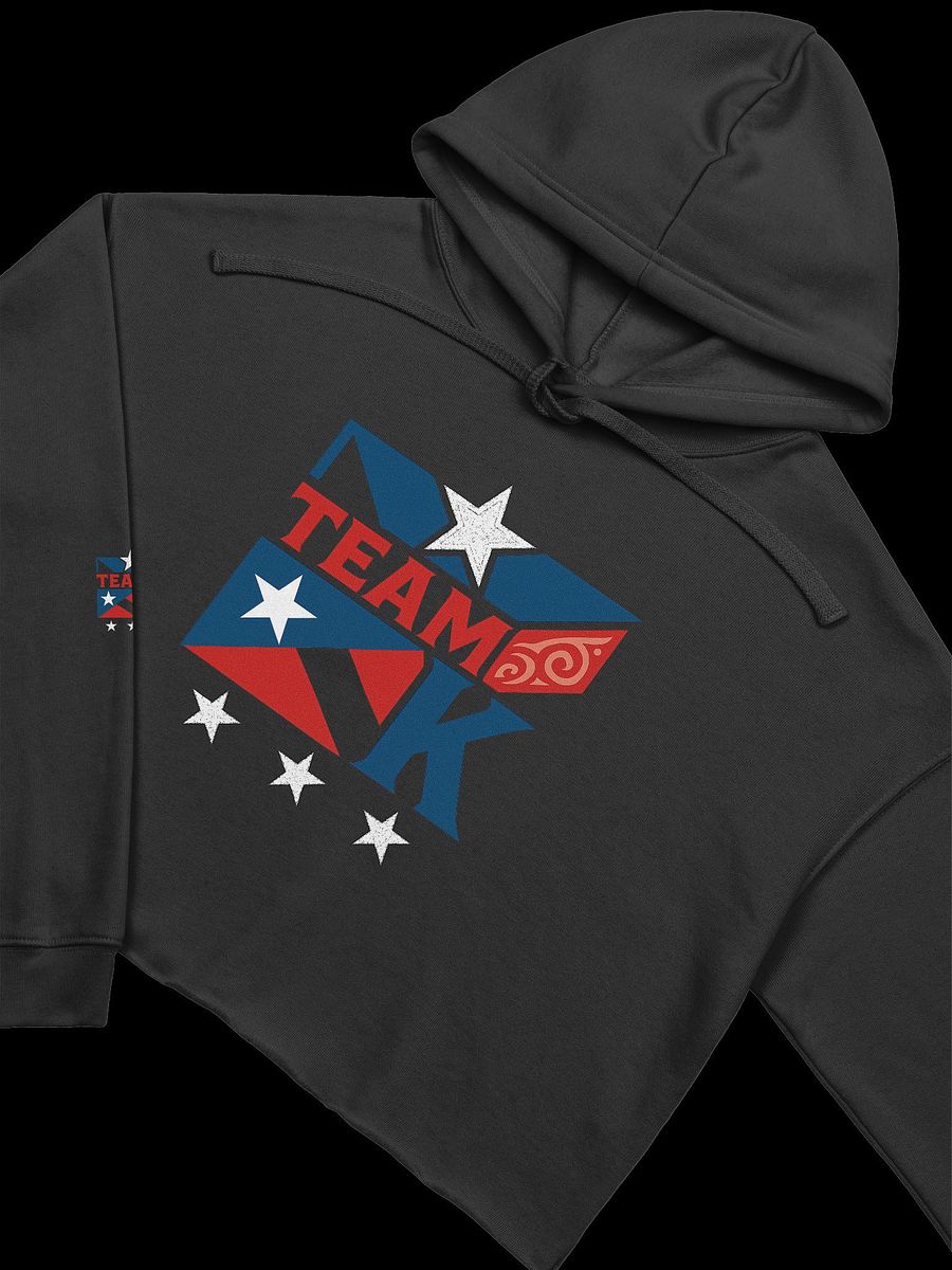 Team K Puerto Rico Crop Hoodie product image (24)