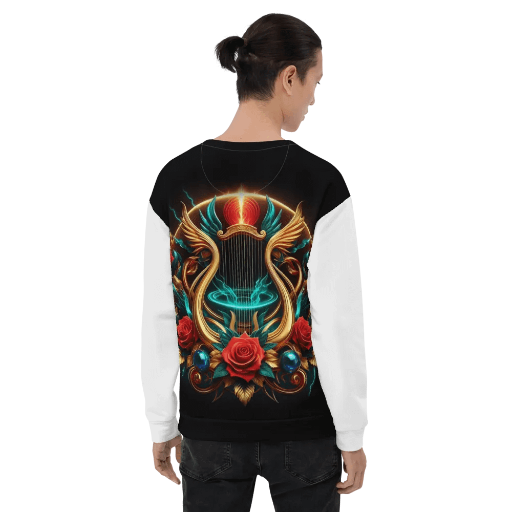 Mystical Golden Harp - Unisex Sweatshirt #20 product image (7)
