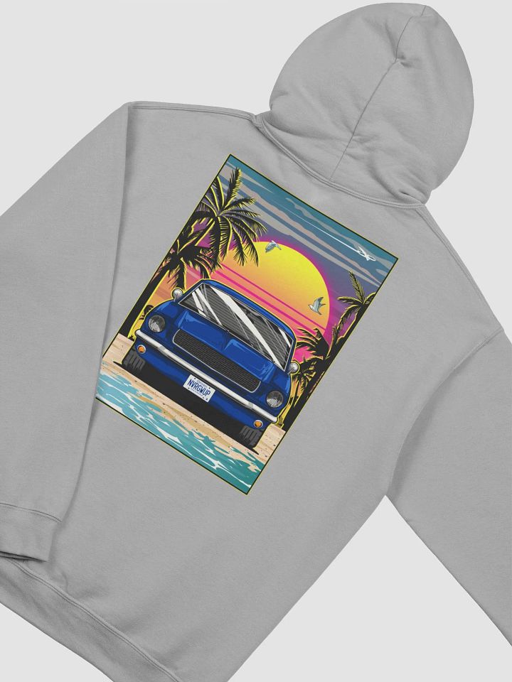 1966 Mustang Ol' Blue Hoodie (Black Logo) product image (1)