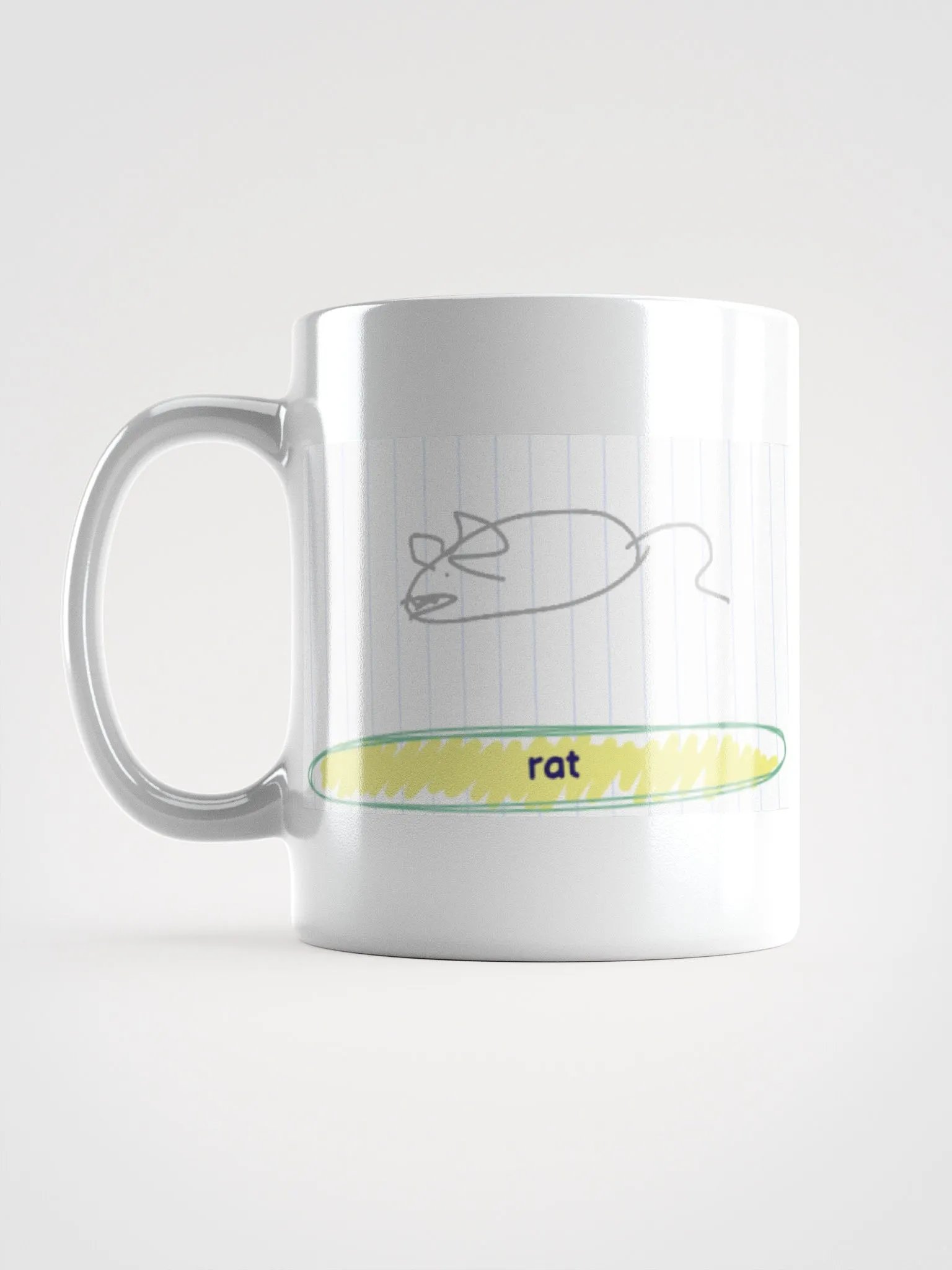 Rat mug product image (5)