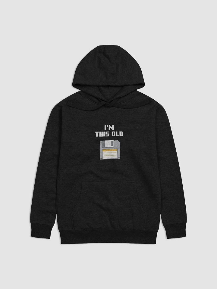 Vintage Floppy Disk 'I'm This Old' Unisex Hoodie product image (6)