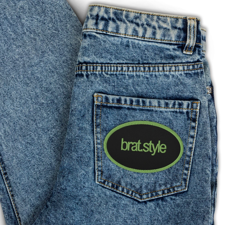 the bratstyle embroidered patch - oval product image (3)