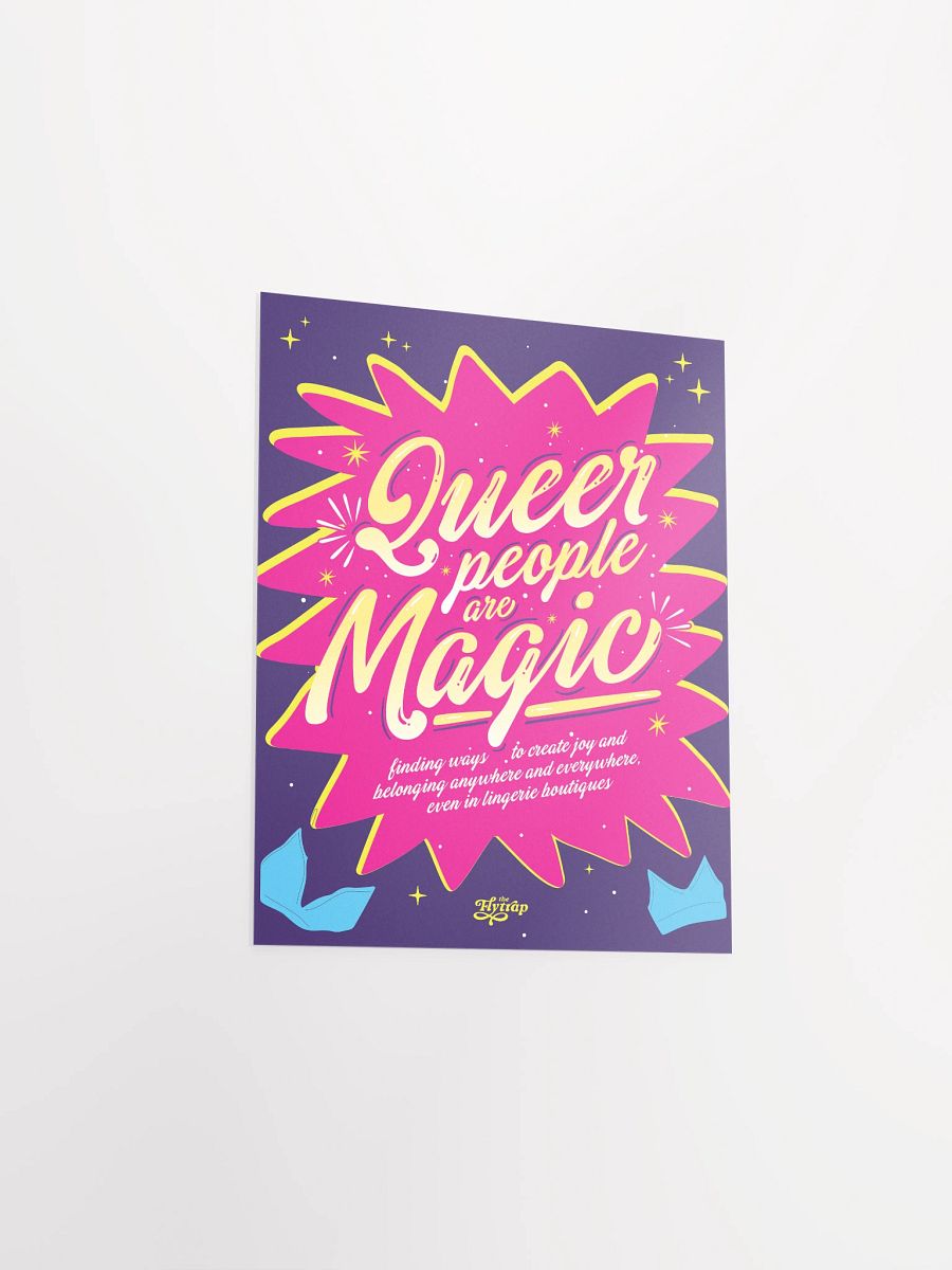 Queer people are magic 8x10 poster product image (3)