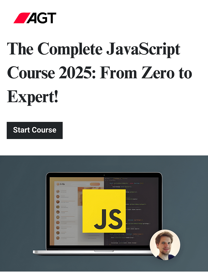 The Complete JavaScript Course 2025: From Zero to Expert! product image (1)