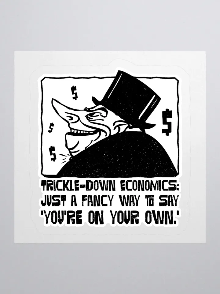 Capitalism is Immoral Sticker product image (2)