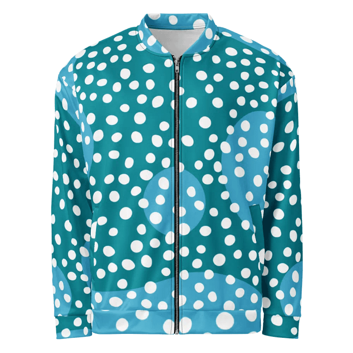 Abstract Fusion Bomber Jacket – Signature Blue Edition product image (1)