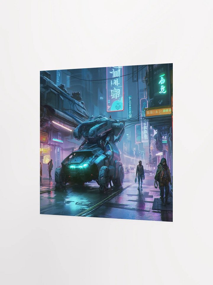 Neon Cyber City Poster product image (6)