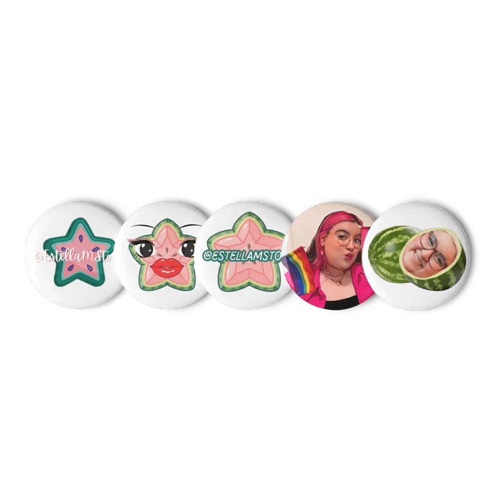 EstellaMStone x StarMelons 5 Pin Set product image (2)