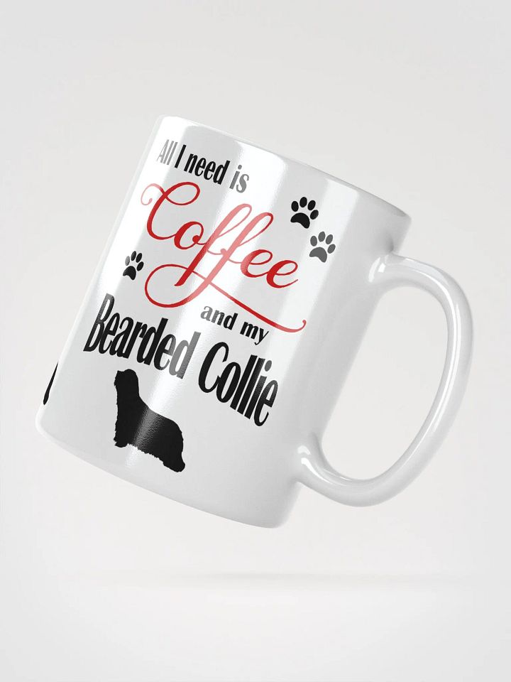 Coffee and my Bearded Collie Mug product image (2)