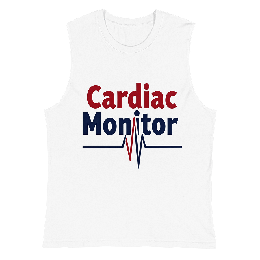 EKG Heartbeat Muscle Tank product image (2)