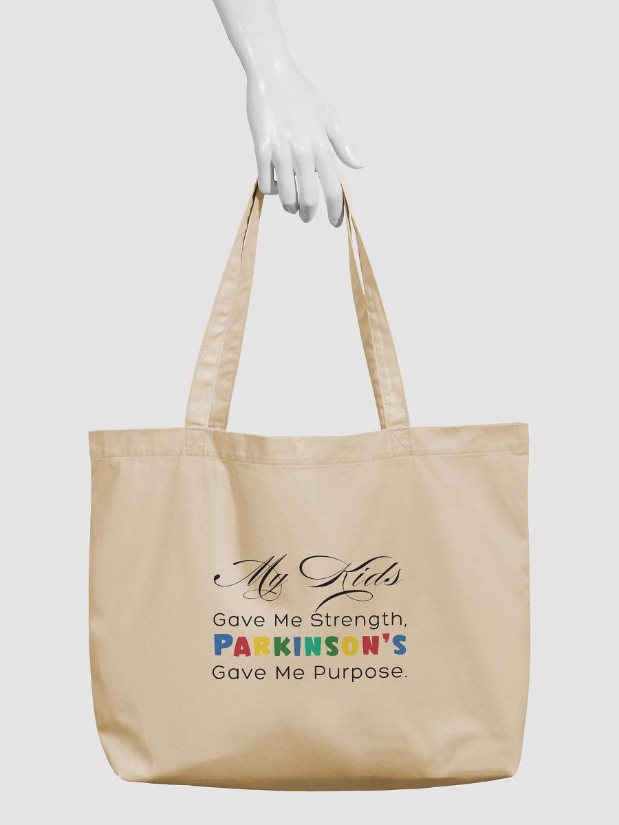 My Kids Gave Me Strength, Parkinson’s Gave Me Purpose Parkinson. Eco Tote Bag product image (3)