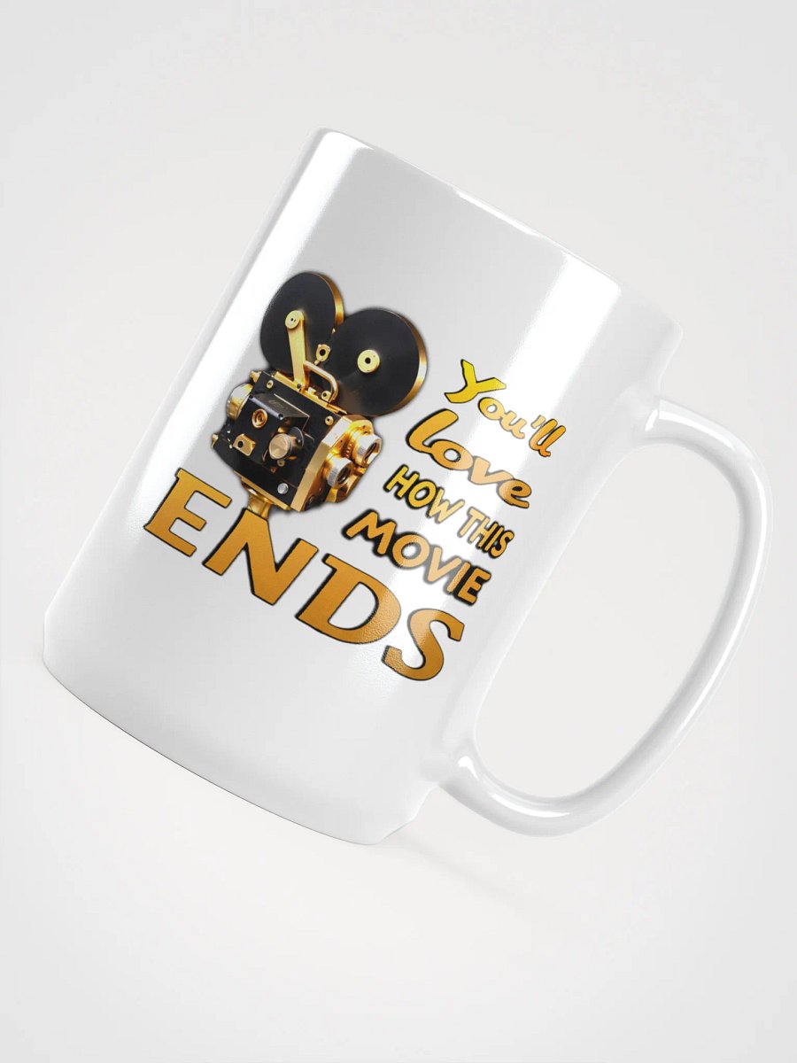 Q White Glossy Mug product image (4)