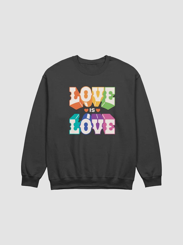 Rainbow Love Crewneck Sweatshirt product image (2)