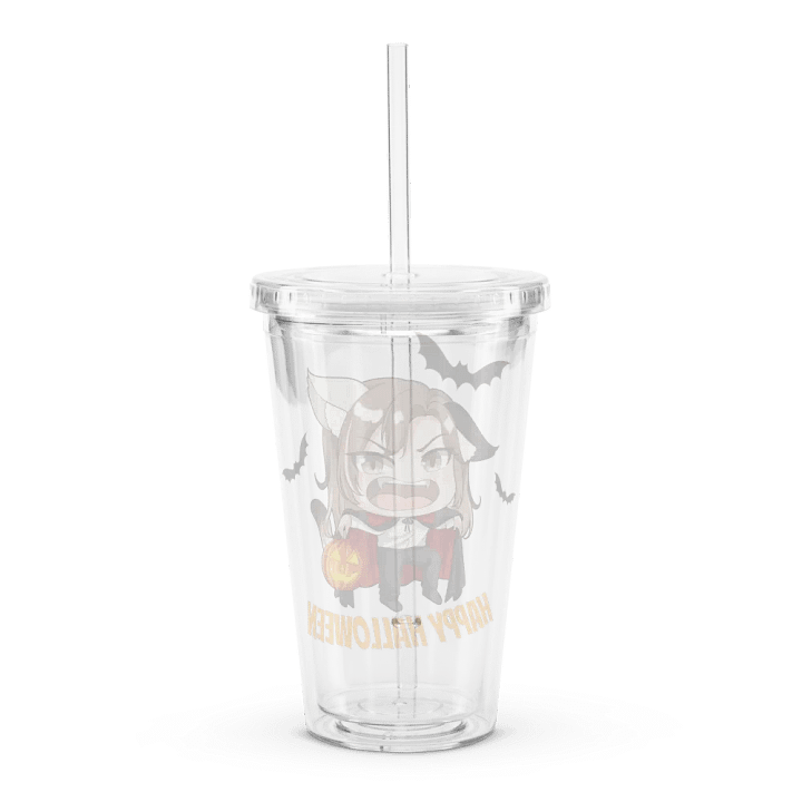 Halloween clear plastic tumbler product image (2)