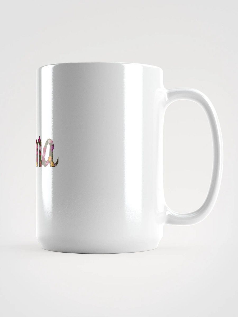 Mama Blooms White Glossy Mug product image (1)