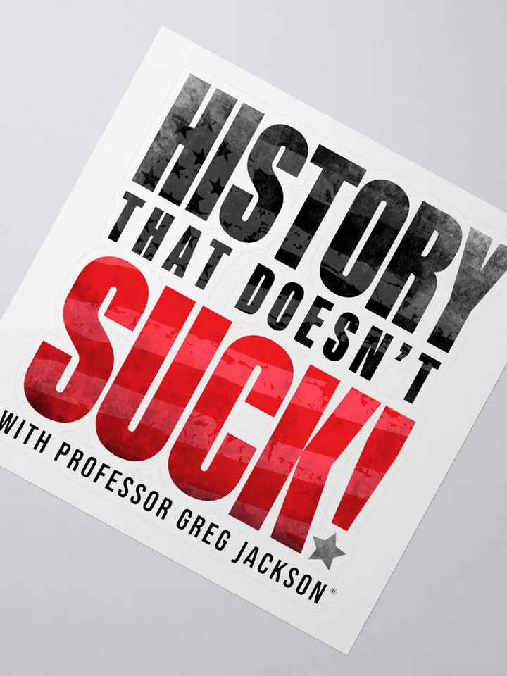 HTDS Logo Sticker - White product image (4)