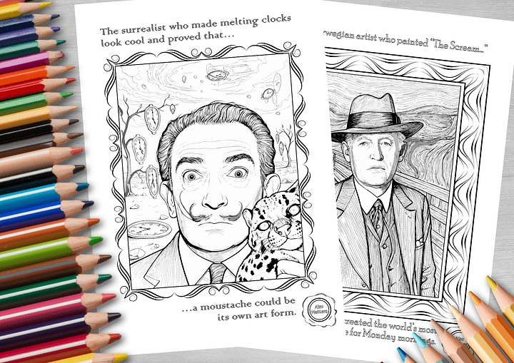 Colouring Book Pages - They Who Made The World Better product image (1)