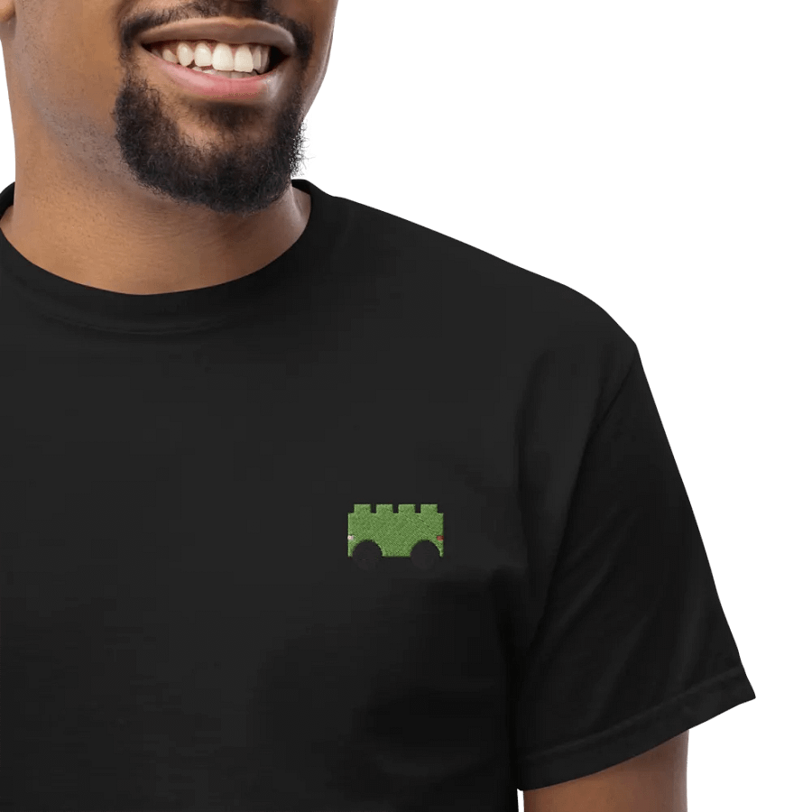 Brick-Car Tee Stitched Green product image (7)