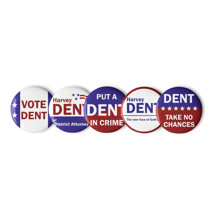 Harvey Dent Political Buttons product image (1)
