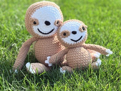 Mama and Baby Sloth product image (1)