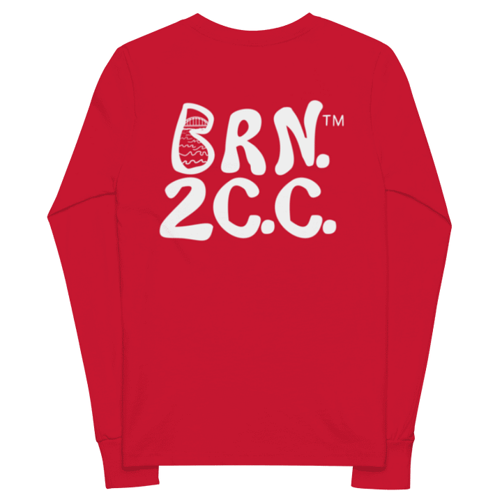 Boys' | BOURNE to Cape Cod™ | Youth Long Sleeve Tee | Coastal Cool for the Next Generation | White Logo product image (2)