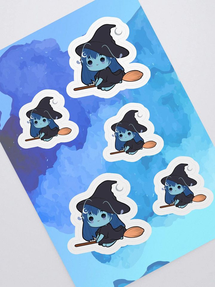 Witch Starry Chibi Sticker Sheet product image (1)
