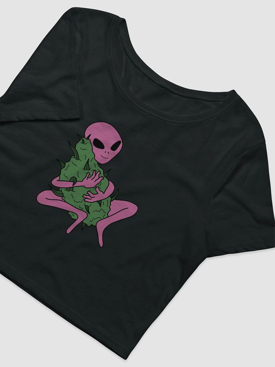 Alien Bud ft Pass Joints Not Judgement Crop Top product image (3)