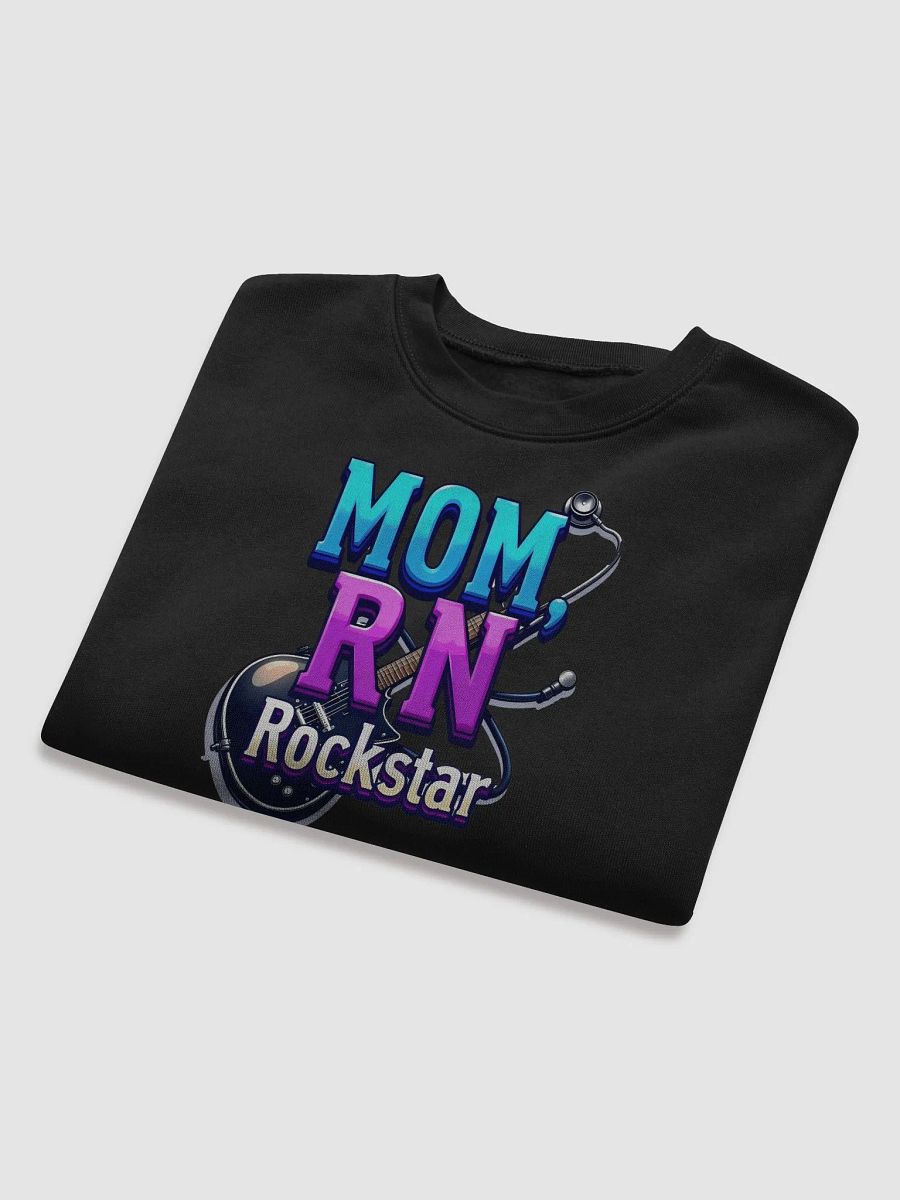 Rockstar, RN, mom, guitar Tribute Fleece Crop Sweatshirt product image (22)