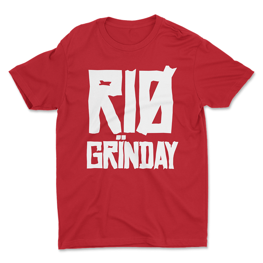 RIO GRINDAY WHITE ESSENTIAL LOGO TEE product image (1)