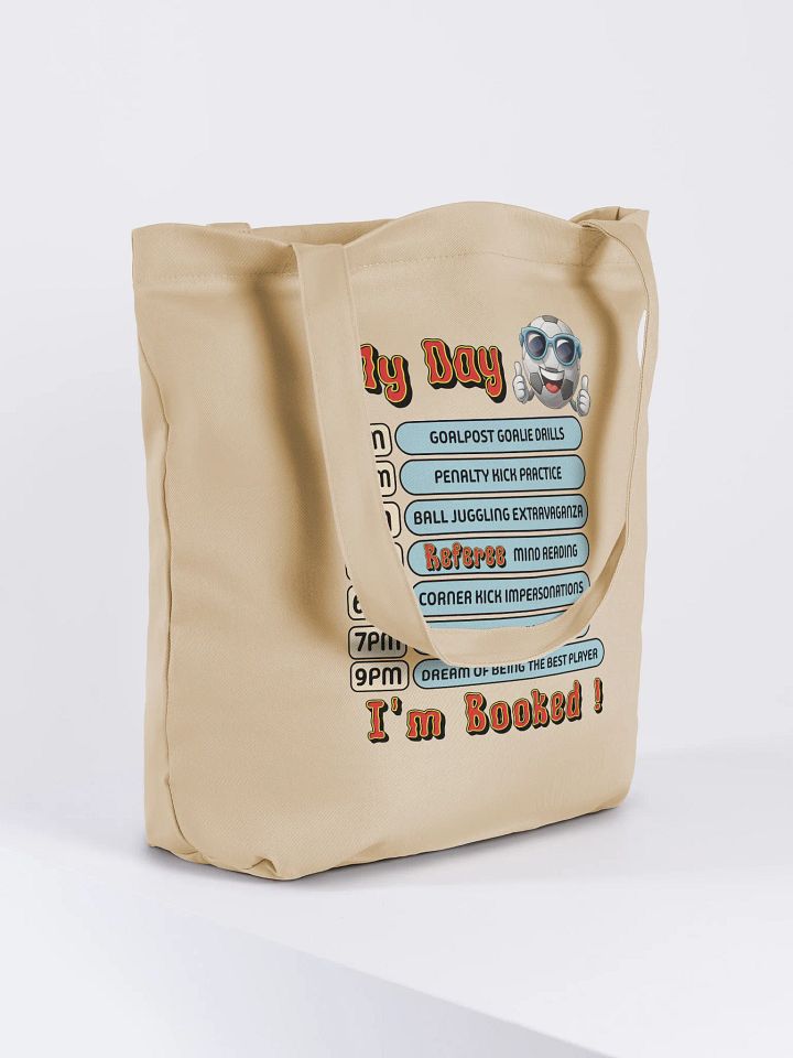 My Day Soccer Ball Schedule Eco Tote product image (4)