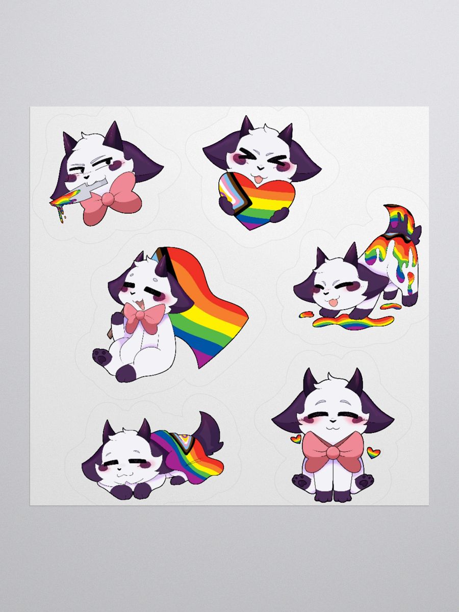 PRIDE/PROGRESS Sticker sheet product image (1)