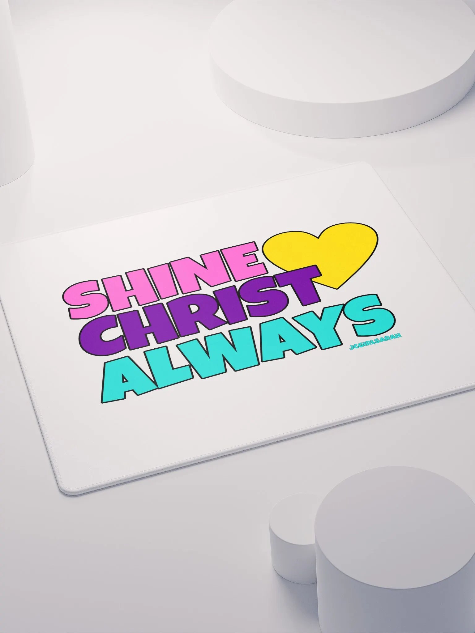 Shine Heart gaming mousepad product image (4)